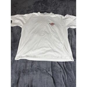 VTG Hard Rock Cafe ROME T-shirt White  Heavy Tee‎ Size XL travel, casual café